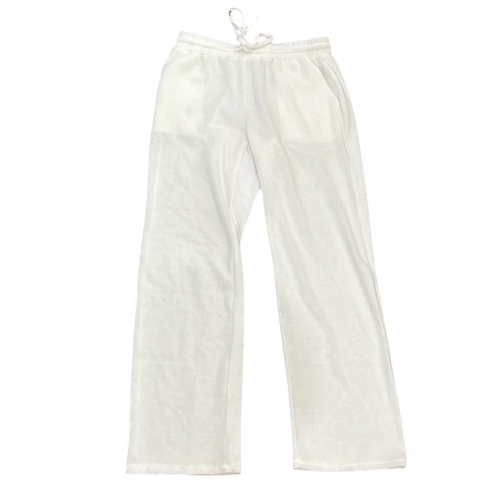 Enti Clothing White Soft Sweatpants